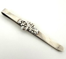 Antiker Silber Krawattenhalter