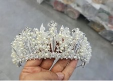 Brautkrone Krone mit Perlen